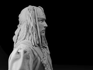 johnny depp jack sparrow - pirates of the caribbean 3D Print Model