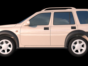 land rover freelander suv car high poly 3D 模型