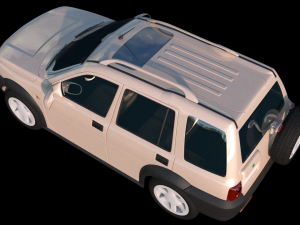 land rover freelander suv car high poly 3D 模型