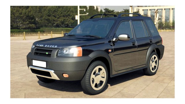 land rover freelander suv car rigged and animated Modèle 3D .c4d .max .obj .3ds .fbx .stl .blend 