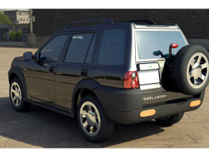 land rover freelander suv car rigged and animated Modèle 3D
