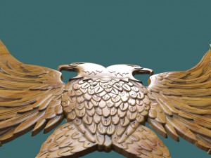 two-headed eagle 3d stl model for cnc Modèles 3D en vedette