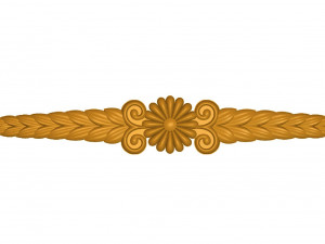 decorative ornament relief model 3D Model