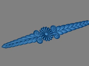 decorative ornament relief model 3D Model