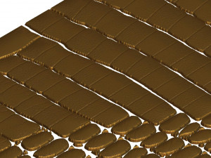 Crocodile skin 3d stl model for cnc Modello di stampa 3D