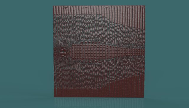 Crocodile skin 3d stl model for cnc Modello di stampa 3D .c4d .max .obj .3ds .fbx .stl .blend 