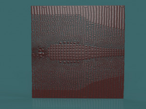 Crocodile skin 3d stl model for cnc 3D Print Model