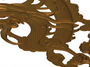 dragon 3d stl model for cnc 3D Print Model