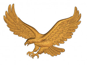eagle 3d stl model for cnc Modèles 3D en vedette