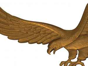 eagle 3d stl model for cnc 3D Print Model