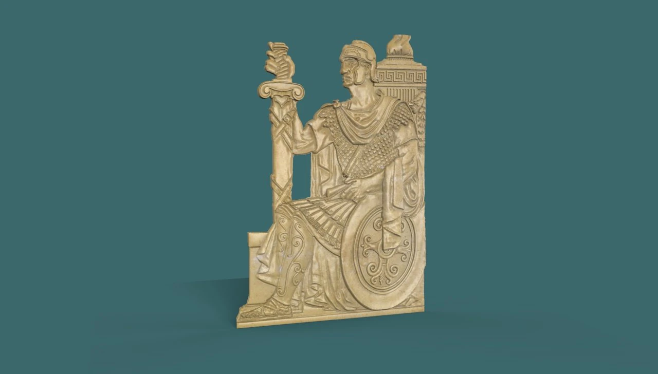 roman army soldier 3d stl model for cnc 3D Print Model .c4d .max .obj .3ds .fbx .stl .blend 