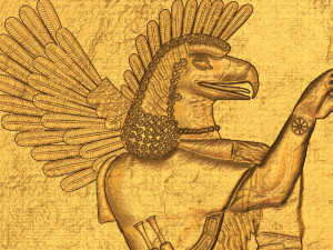assyrian palace relief from nineveh 3d stl model for cnc 3D Принт Модель