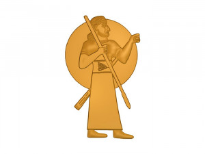 hittites warrior 3d stl model for cnc 3Dプリントモデル