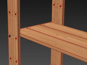 hejne shelf model 3D Model