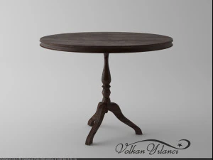 mesa de centro cl&aacute;sica Modelo 3D