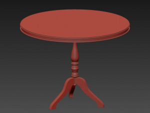 classic coffee table 3D 模型