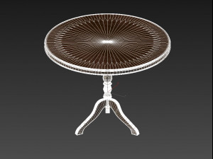 classic coffee table 3D 模型