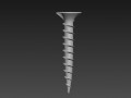 Screw 3D print model 3D Model
