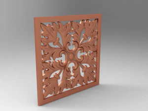 настенная декоративная панель 3D Модель