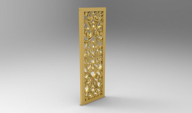 wall decor panel 3D Model .c4d .max .obj .3ds .fbx .stl .blend 