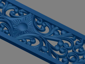 wall decor panel 3d stl model for cnc Modelo de Impressão 3D
