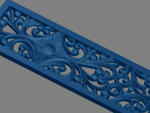 wall decor panel 3d stl model for cnc Modelo de Impressão 3D