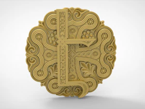 celtic ornament 3d stl model for cnc 3D Print Model