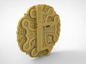celtic ornament 3d stl model for cnc 3D Print Model