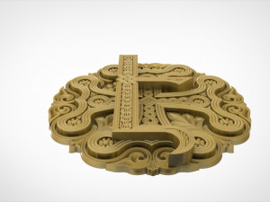 celtic ornament 3d stl model for cnc 3D Print Model