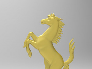 ferrari logo 3d stl model for cnc 3D Print Model