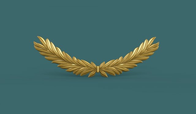 wreath 3d stl model for cnc 3D Принт Модель .c4d .max .obj .3ds .fbx .stl .blend 