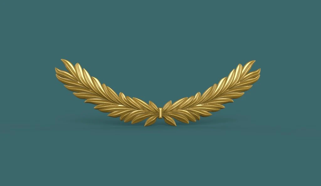wreath 3d stl model for cnc 3D Print Model .c4d .max .obj .3ds .fbx .stl .blend