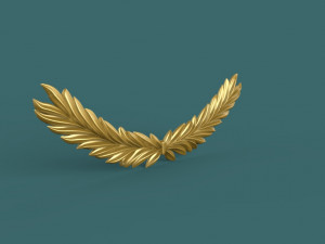 wreath 3d stl model for cnc 3D Принт Модель