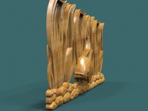 underwater fish 3d stl model for cnc Model Cetak 3D