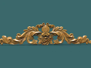 CNC 용 중앙 장식 요소 3D STL 모델 3D 프린트 모델