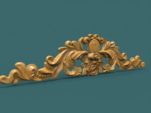the central decorative element 3d stl model for cnc Model do druku 3D
