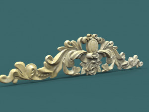 the central decorative element 3d stl model for cnc Model do druku 3D