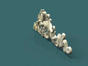 the central decorative element 3d stl model for cnc 3D Print Model