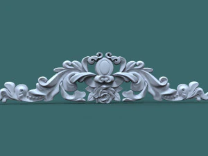 the central decorative element 3d stl model for cnc 3D Print Model