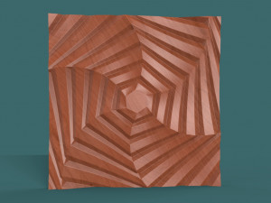hexagonal wall panel 3D Model