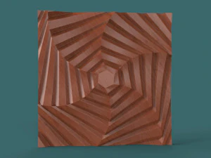 hexagonal wall panel 3D Model