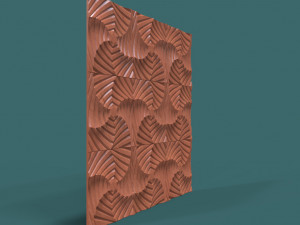 hexagonal wall panel Model 3D