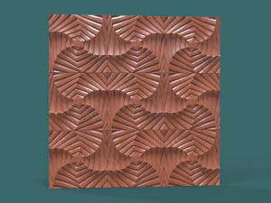 hexagonal wall panel 3D Model