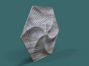 hexagonal wall panel 3D Model