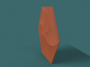 hexagonal wall panel 3D 模型