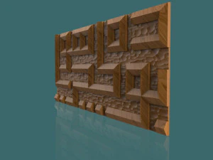 cela aussi doit passer le modèle stl de calligraphie islamique pour cnc Modèles 3D en vedette