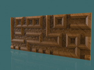 this too shall pass islamic calligraphy stl model for cnc 3D प्रिंट मॉडल