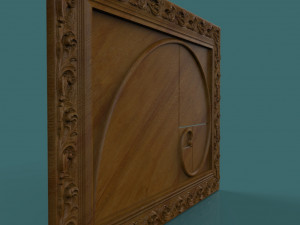 golden ratio decor 3d stl model for cnc Modello di stampa 3D