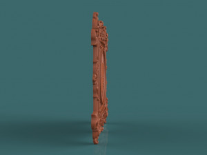 wall clock 3d stl model for cnc 3D Print Model