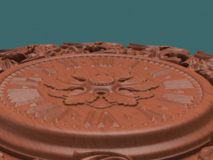 wall clock 3d stl model for cnc Modelo de Impressão 3D